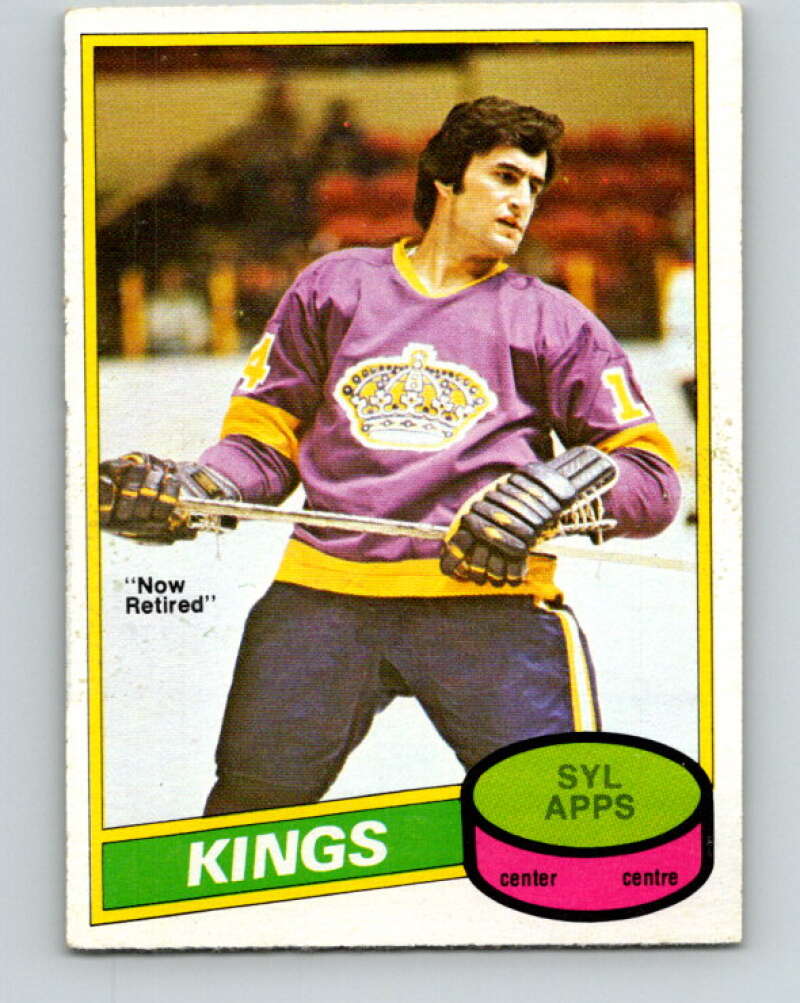 1980-81 O-Pee-Chee #362 Syl Apps Jr.  Los Angeles Kings  V40718