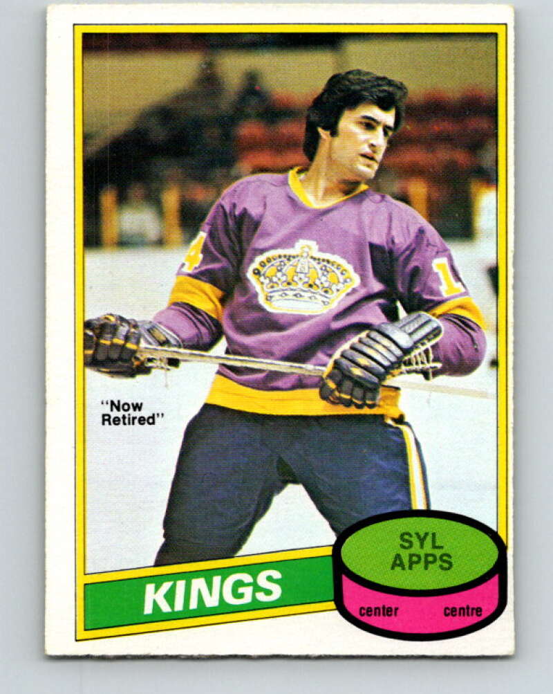 1980-81 O-Pee-Chee #362 Syl Apps Jr.  Los Angeles Kings  V40720