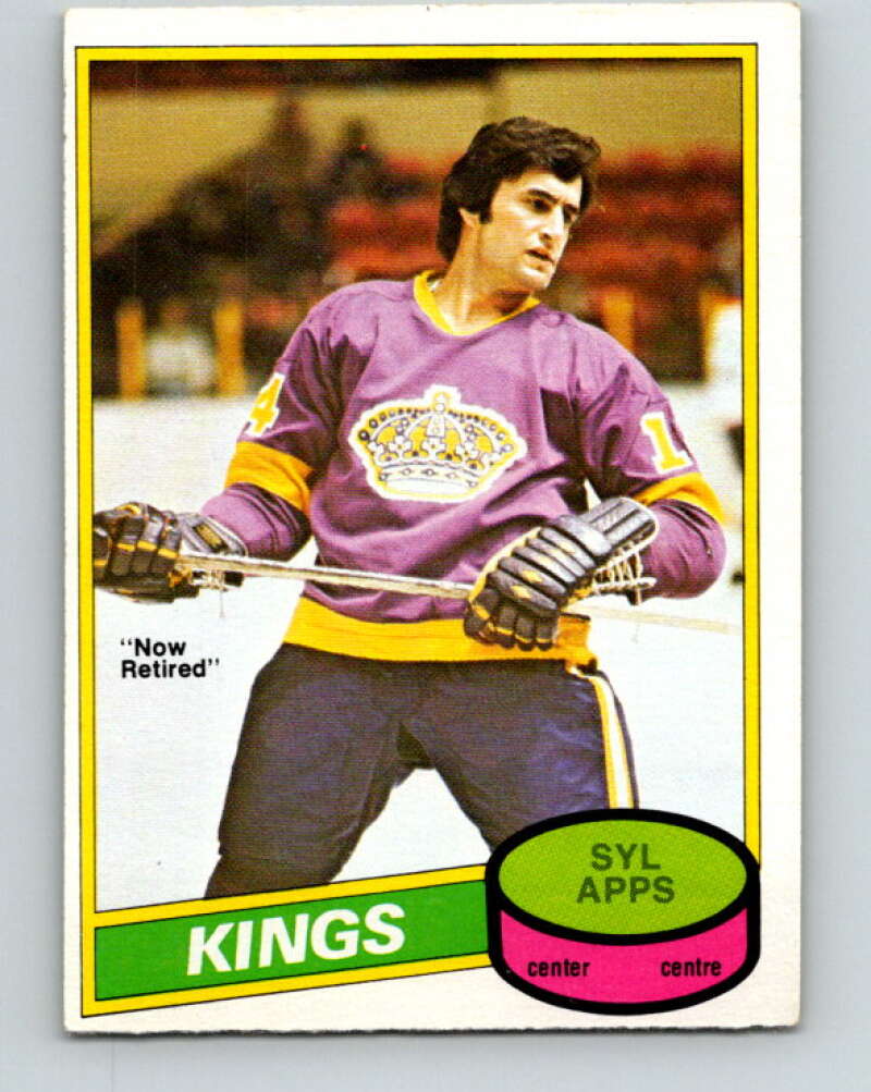 1980-81 O-Pee-Chee #362 Syl Apps Jr.  Los Angeles Kings  V40721