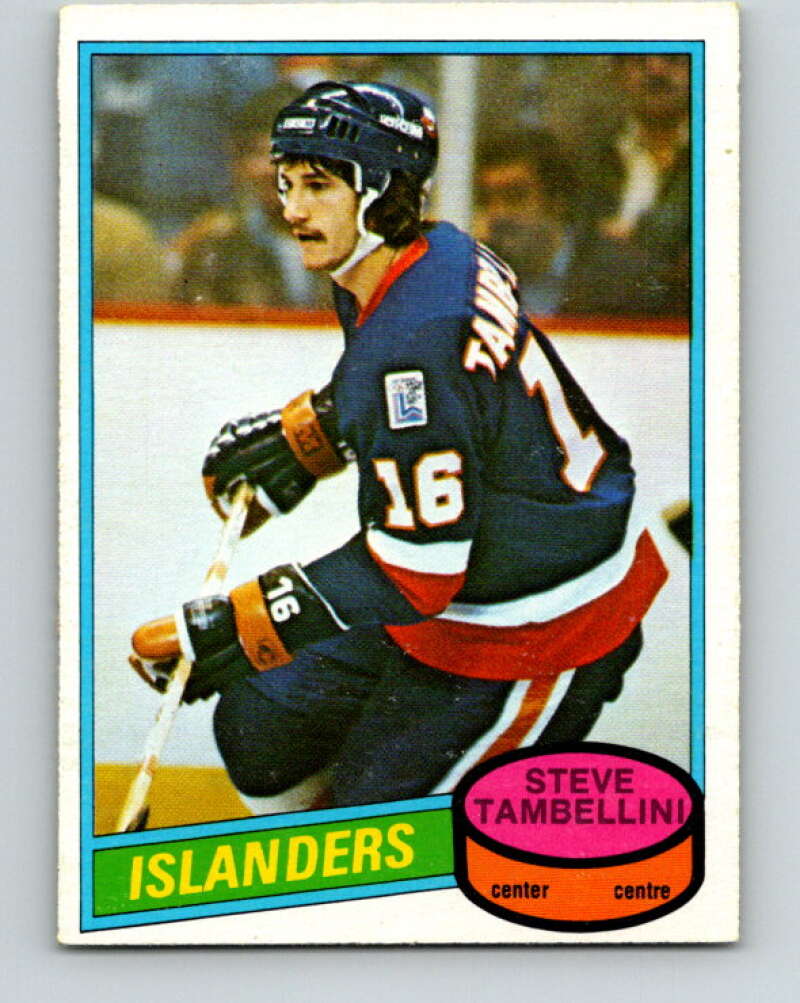 1980-81 O-Pee-Chee #365 Steve Tambellini  RC Rookie New York Islanders  V40750