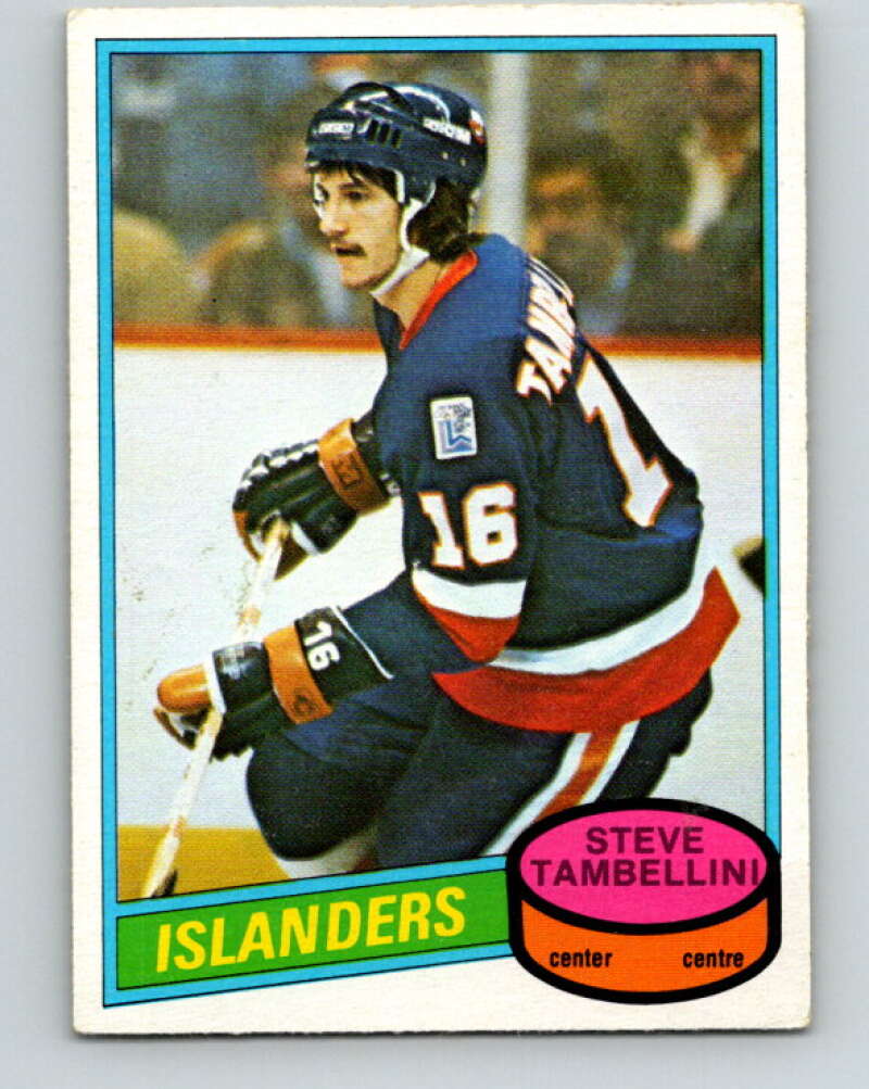1980-81 O-Pee-Chee #365 Steve Tambellini  RC Rookie New York Islanders  V40752