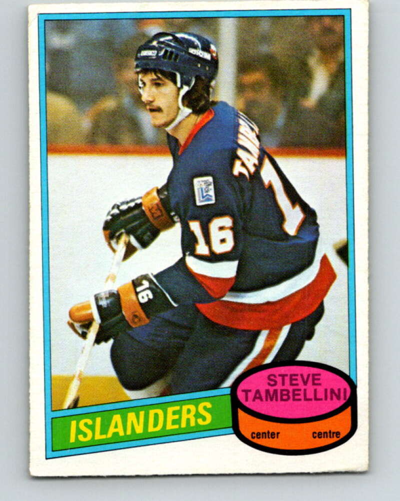 1980-81 O-Pee-Chee #365 Steve Tambellini  RC Rookie New York Islanders  V40756
