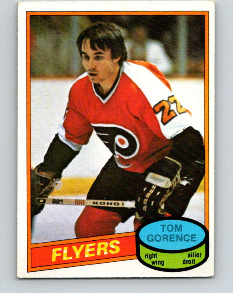 1980-81 O-Pee-Chee #368 Tom Gorence  Philadelphia Flyers  V40785