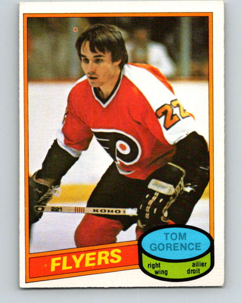 1980-81 O-Pee-Chee #368 Tom Gorence  Philadelphia Flyers  V40789