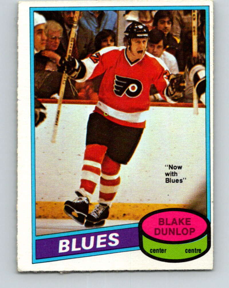 1980-81 O-Pee-Chee #370 Blake Dunlop  St. Louis Blues  V40811
