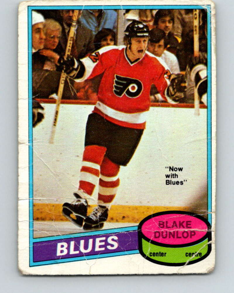 1980-81 O-Pee-Chee #370 Blake Dunlop  St. Louis Blues  V40814
