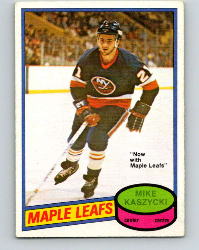 1980-81 O-Pee-Chee #371 Mike Kaszycki  Toronto Maple Leafs  V40817