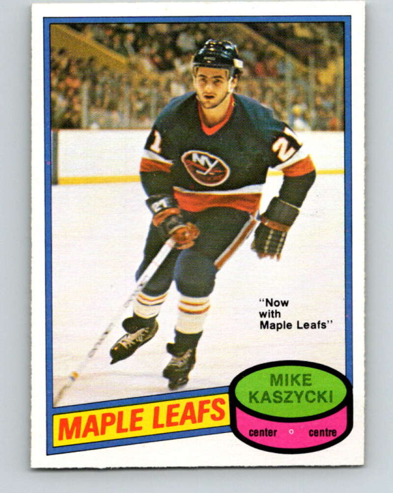 1980-81 O-Pee-Chee #371 Mike Kaszycki  Toronto Maple Leafs  V40818