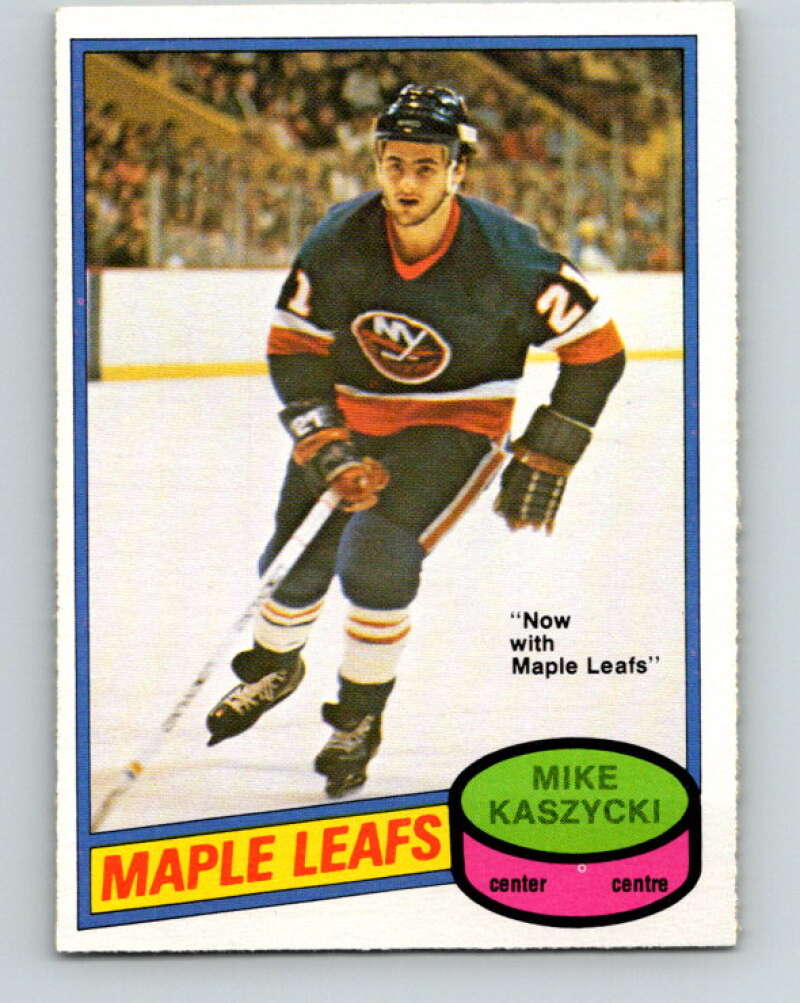 1980-81 O-Pee-Chee #371 Mike Kaszycki  Toronto Maple Leafs  V40820
