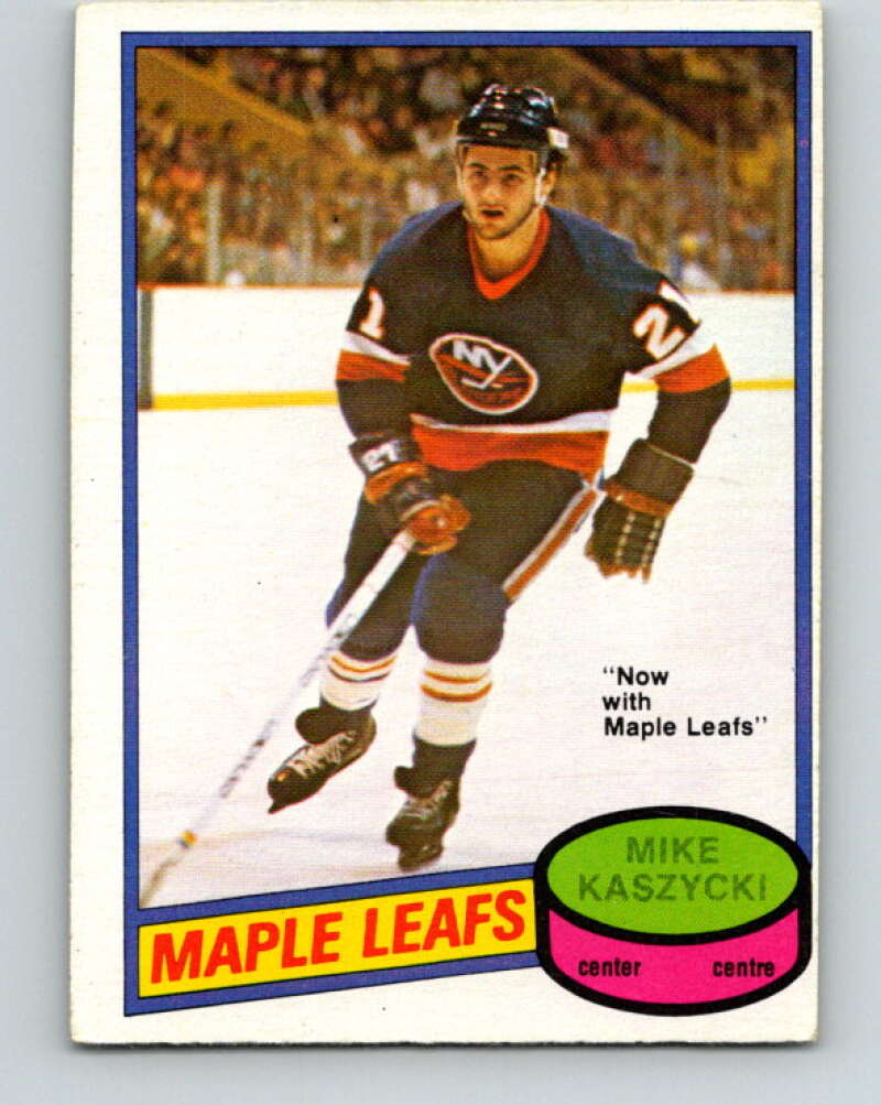 1980-81 O-Pee-Chee #371 Mike Kaszycki  Toronto Maple Leafs  V40822