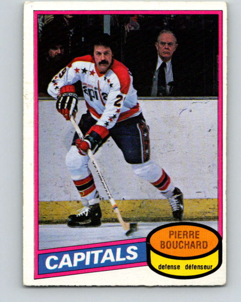 1980-81 O-Pee-Chee #373 Pierre Bouchard  Washington Capitals  V40837