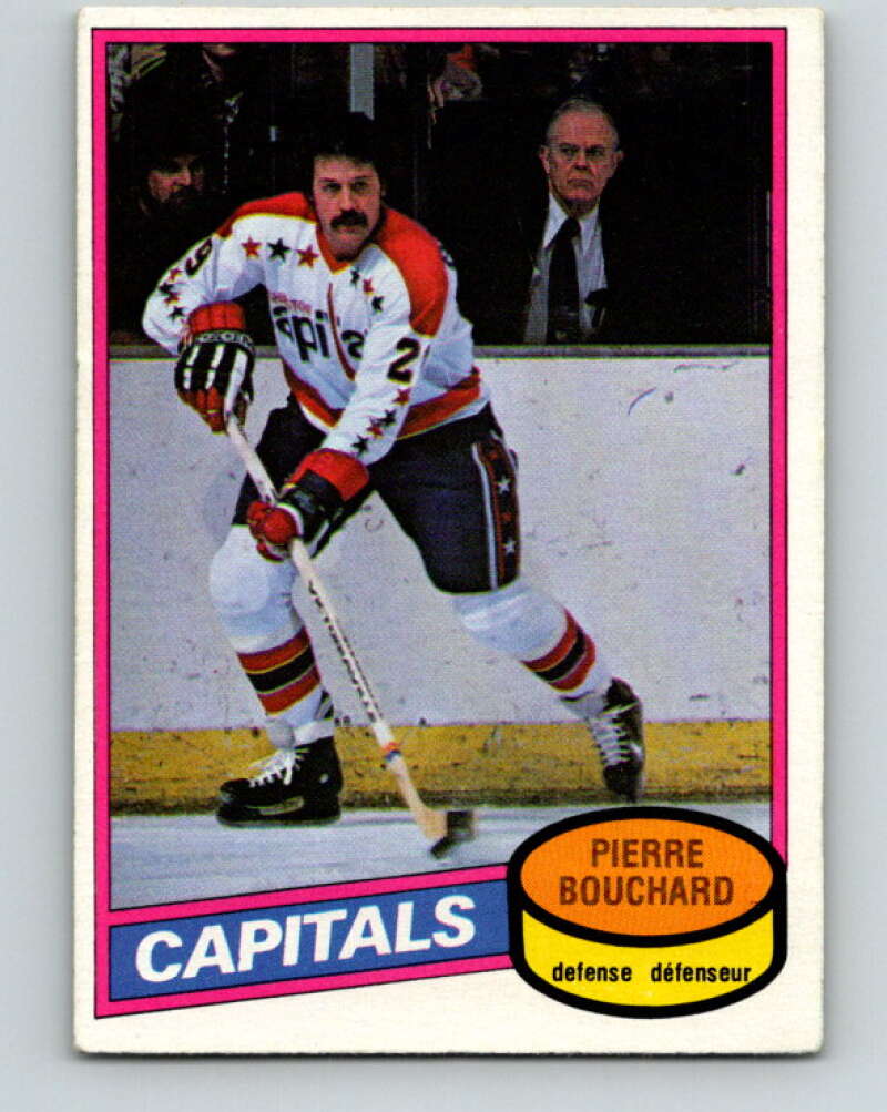 1980-81 O-Pee-Chee #373 Pierre Bouchard  Washington Capitals  V40838