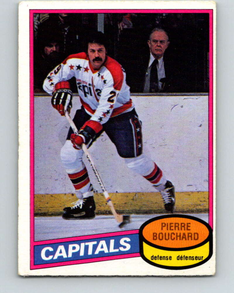 1980-81 O-Pee-Chee #373 Pierre Bouchard  Washington Capitals  V40841