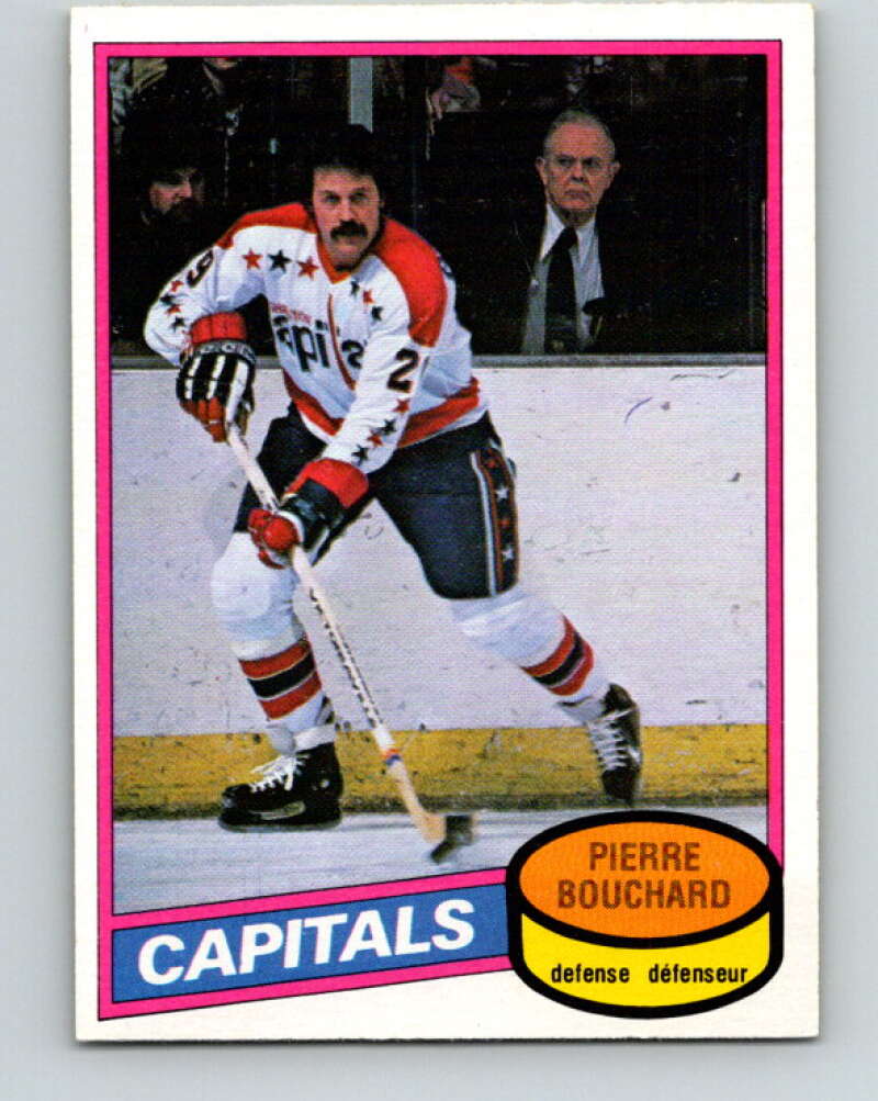 1980-81 O-Pee-Chee #373 Pierre Bouchard  Washington Capitals  V40843