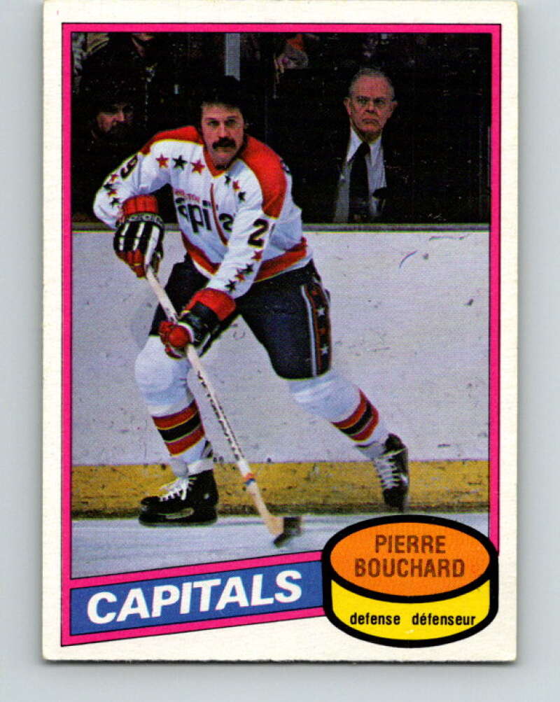 1980-81 O-Pee-Chee #373 Pierre Bouchard  Washington Capitals  V40844