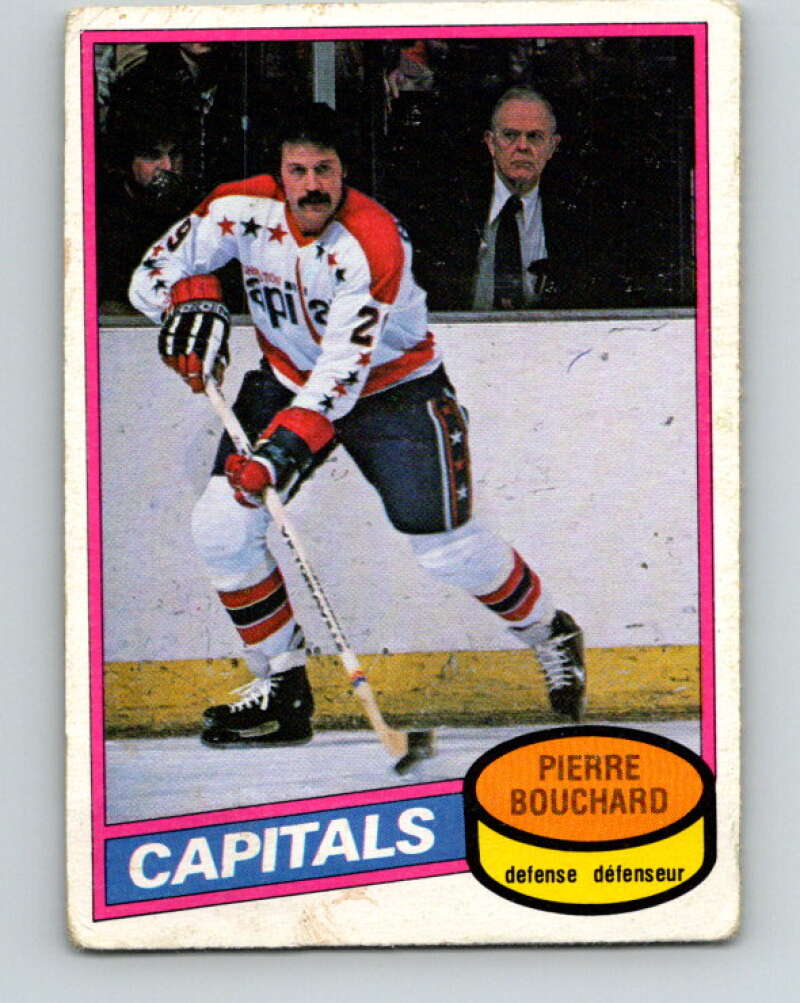 1980-81 O-Pee-Chee #373 Pierre Bouchard  Washington Capitals  V40845