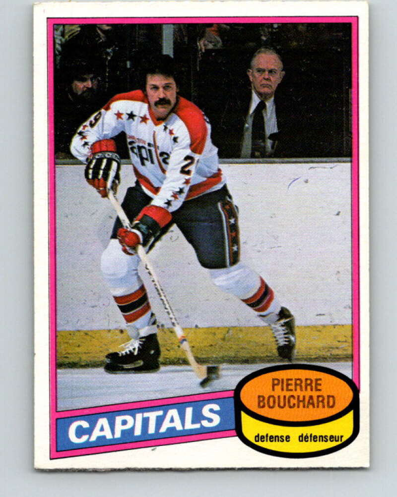 1980-81 O-Pee-Chee #373 Pierre Bouchard  Washington Capitals  V40846
