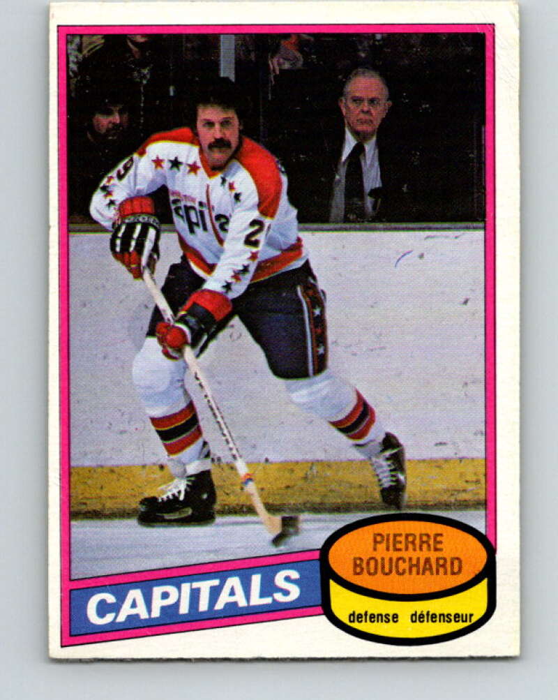 1980-81 O-Pee-Chee #373 Pierre Bouchard  Washington Capitals  V40847