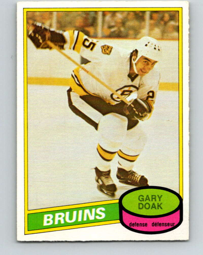 1980-81 O-Pee-Chee #374 Gary Doak  Boston Bruins  V40849