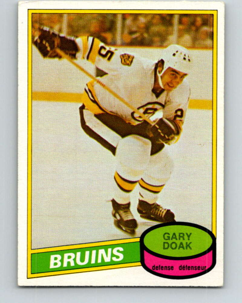 1980-81 O-Pee-Chee #374 Gary Doak  Boston Bruins  V40852
