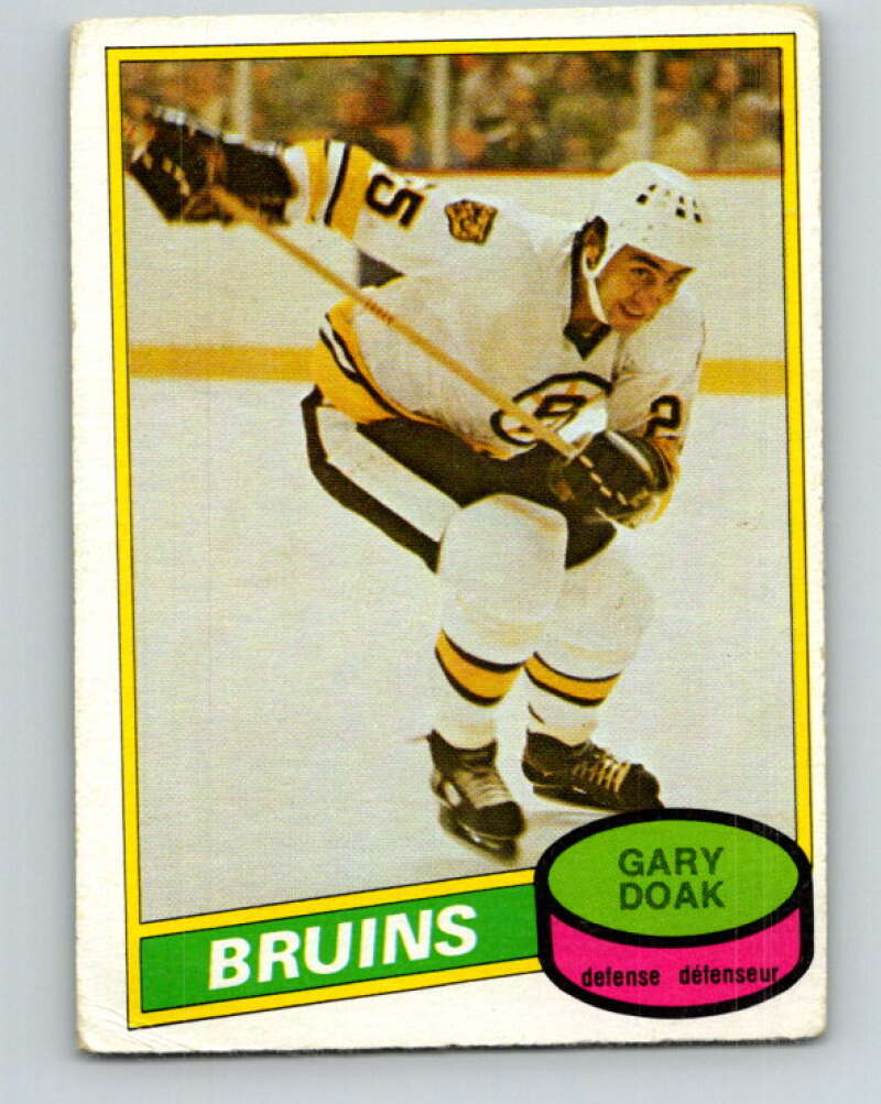 1980-81 O-Pee-Chee #374 Gary Doak  Boston Bruins  V40855