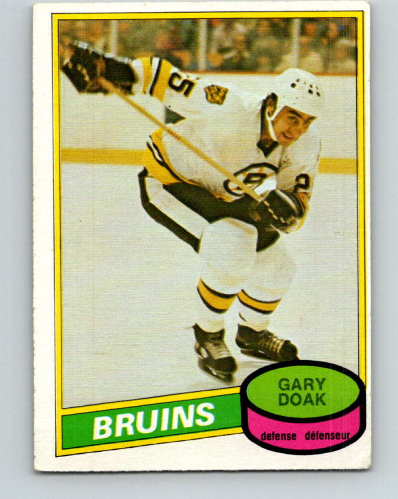 1980-81 O-Pee-Chee #374 Gary Doak  Boston Bruins  V40856