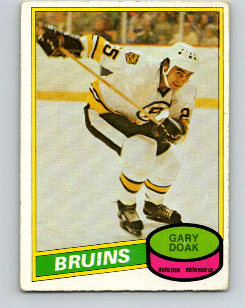 1980-81 O-Pee-Chee #374 Gary Doak  Boston Bruins  V40857