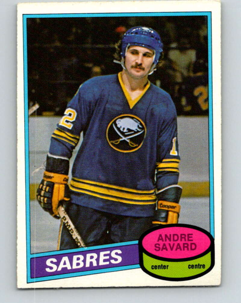 1980-81 O-Pee-Chee #375 Andre Savard  Buffalo Sabres  V40858