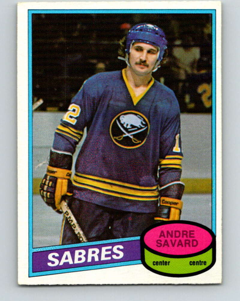 1980-81 O-Pee-Chee #375 Andre Savard  Buffalo Sabres  V40859