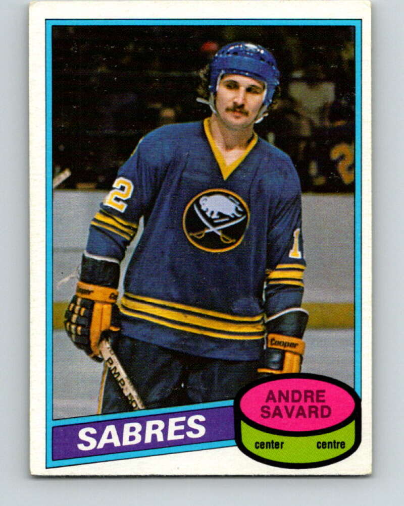1980-81 O-Pee-Chee #375 Andre Savard  Buffalo Sabres  V40861