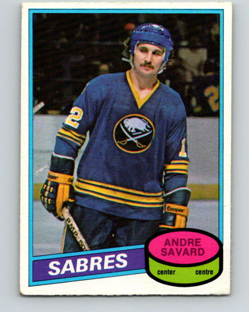 1980-81 O-Pee-Chee #375 Andre Savard  Buffalo Sabres  V40863
