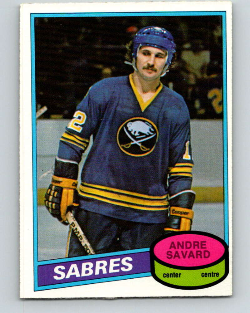 1980-81 O-Pee-Chee #375 Andre Savard  Buffalo Sabres  V40866