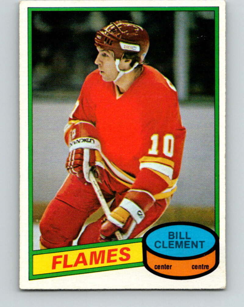 1980-81 O-Pee-Chee #376 Bill Clement  Calgary Flames  V40869