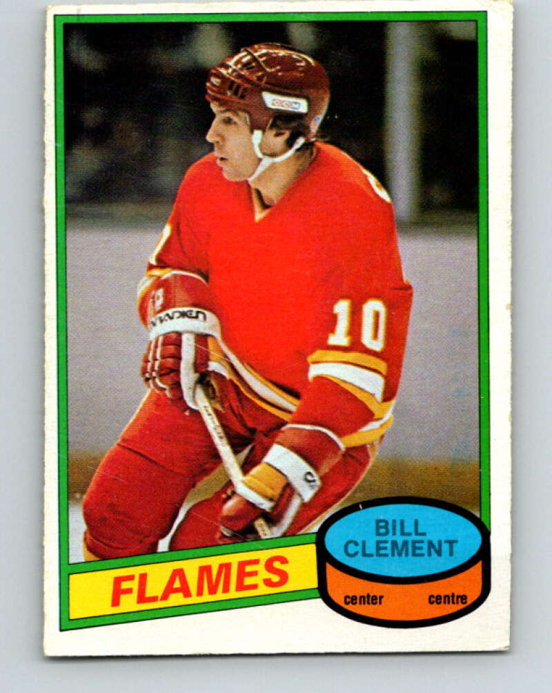 1980-81 O-Pee-Chee #376 Bill Clement  Calgary Flames  V40874