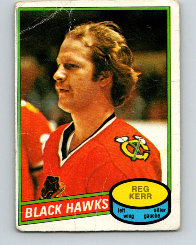 1980-81 O-Pee-Chee #377 Reg Kerr  Chicago Blackhawks  V40878