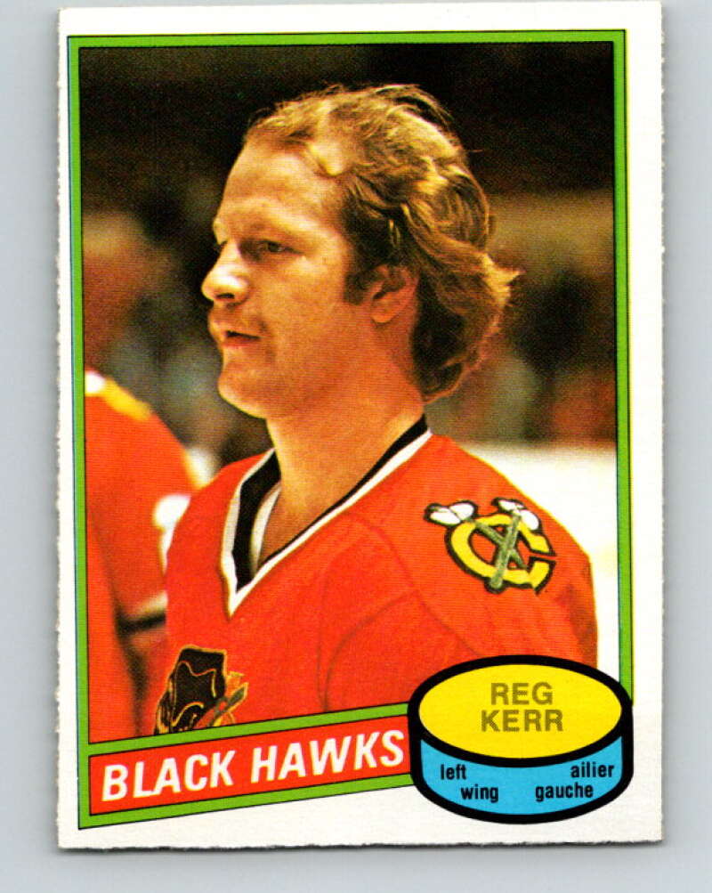 1980-81 O-Pee-Chee #377 Reg Kerr  Chicago Blackhawks  V40879