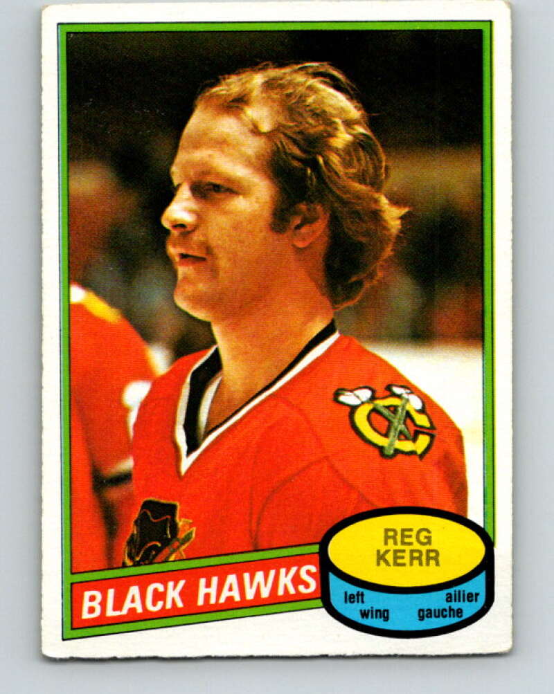 1980-81 O-Pee-Chee #377 Reg Kerr  Chicago Blackhawks  V40881