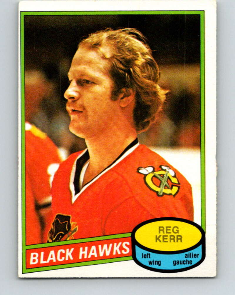 1980-81 O-Pee-Chee #377 Reg Kerr  Chicago Blackhawks  V40883