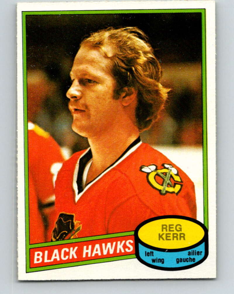 1980-81 O-Pee-Chee #377 Reg Kerr  Chicago Blackhawks  V40884