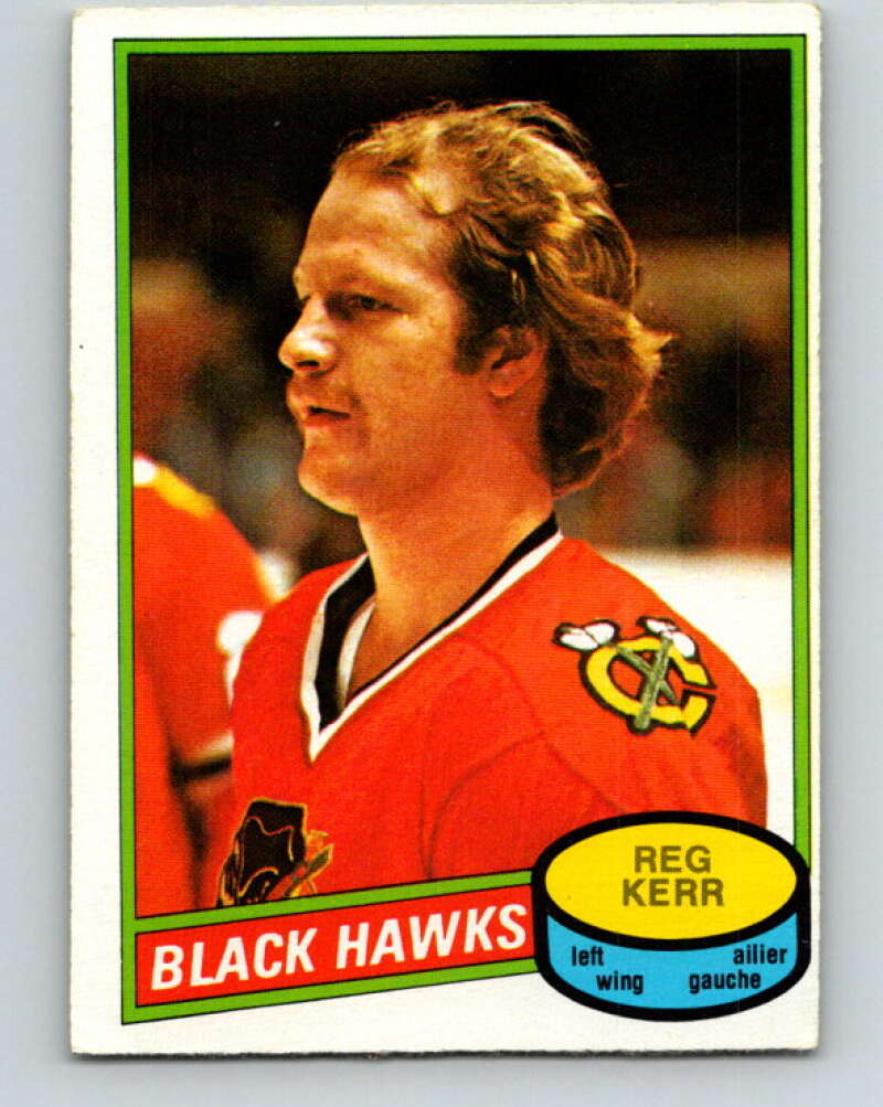 1980-81 O-Pee-Chee #377 Reg Kerr  Chicago Blackhawks  V40887
