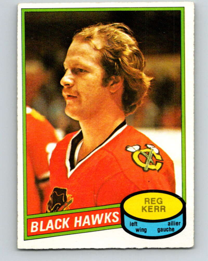 1980-81 O-Pee-Chee #377 Reg Kerr  Chicago Blackhawks  V40888
