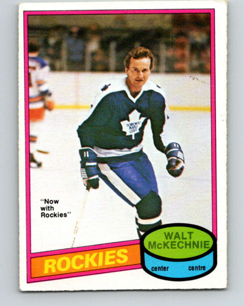 1980-81 O-Pee-Chee #378 Walt McKechnie  Colorado Rockies  V40892