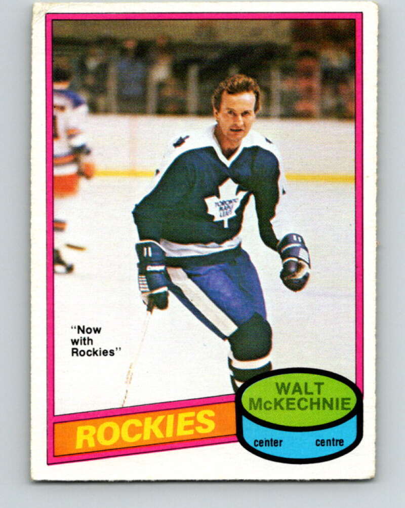 1980-81 O-Pee-Chee #378 Walt McKechnie  Colorado Rockies  V40893