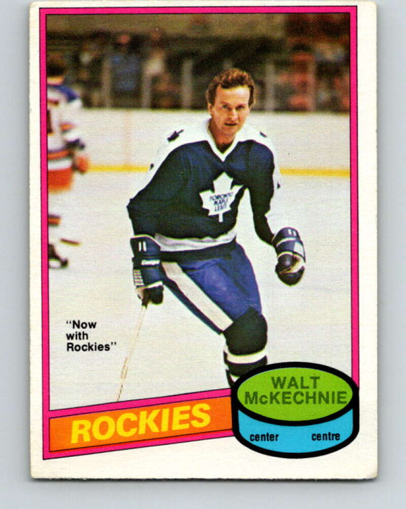 1980-81 O-Pee-Chee #378 Walt McKechnie  Colorado Rockies  V40894