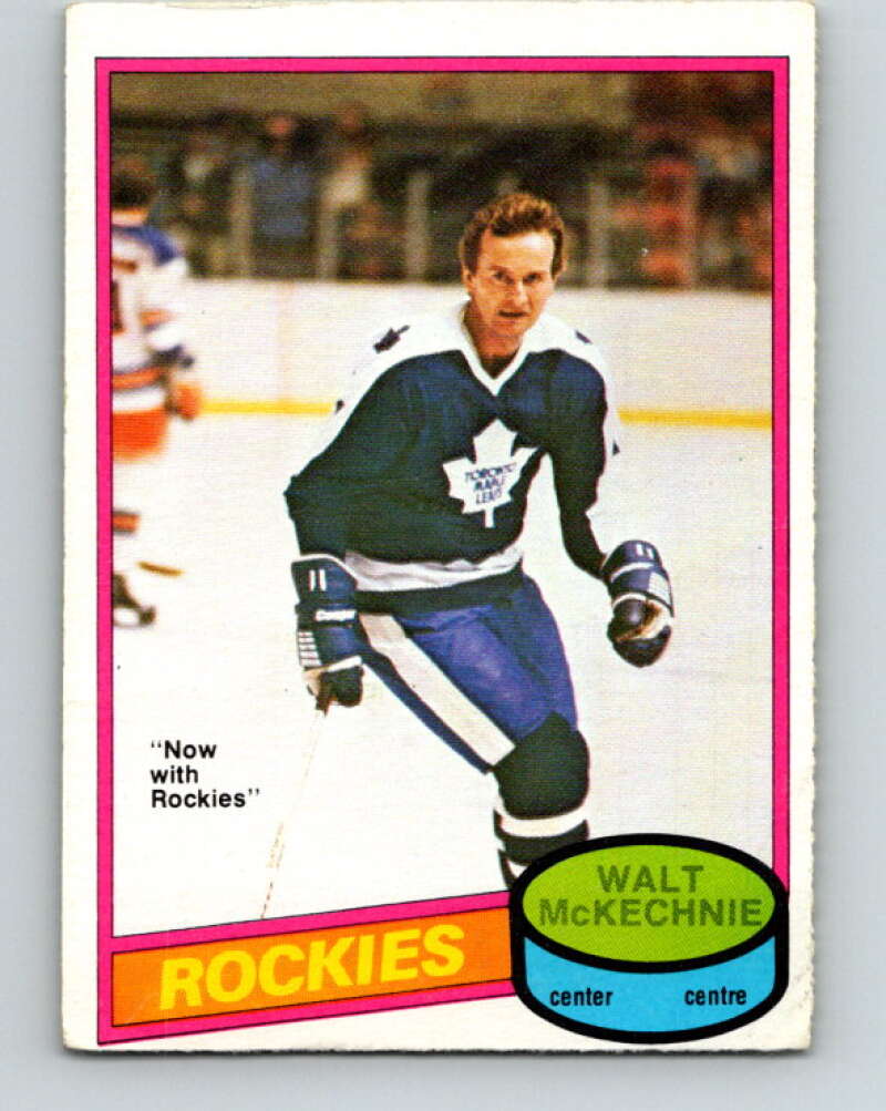 1980-81 O-Pee-Chee #378 Walt McKechnie  Colorado Rockies  V40895