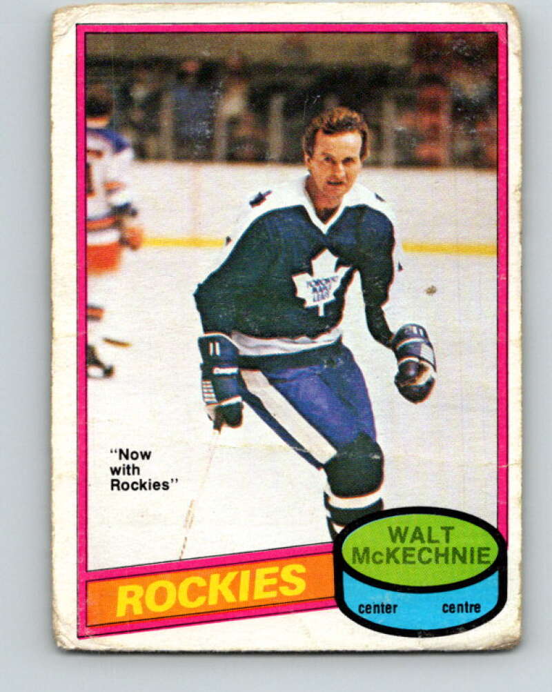 1980-81 O-Pee-Chee #378 Walt McKechnie  Colorado Rockies  V40896