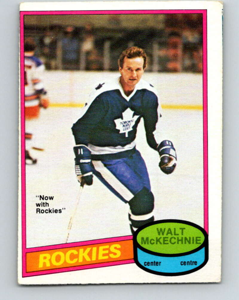 1980-81 O-Pee-Chee #378 Walt McKechnie  Colorado Rockies  V40898