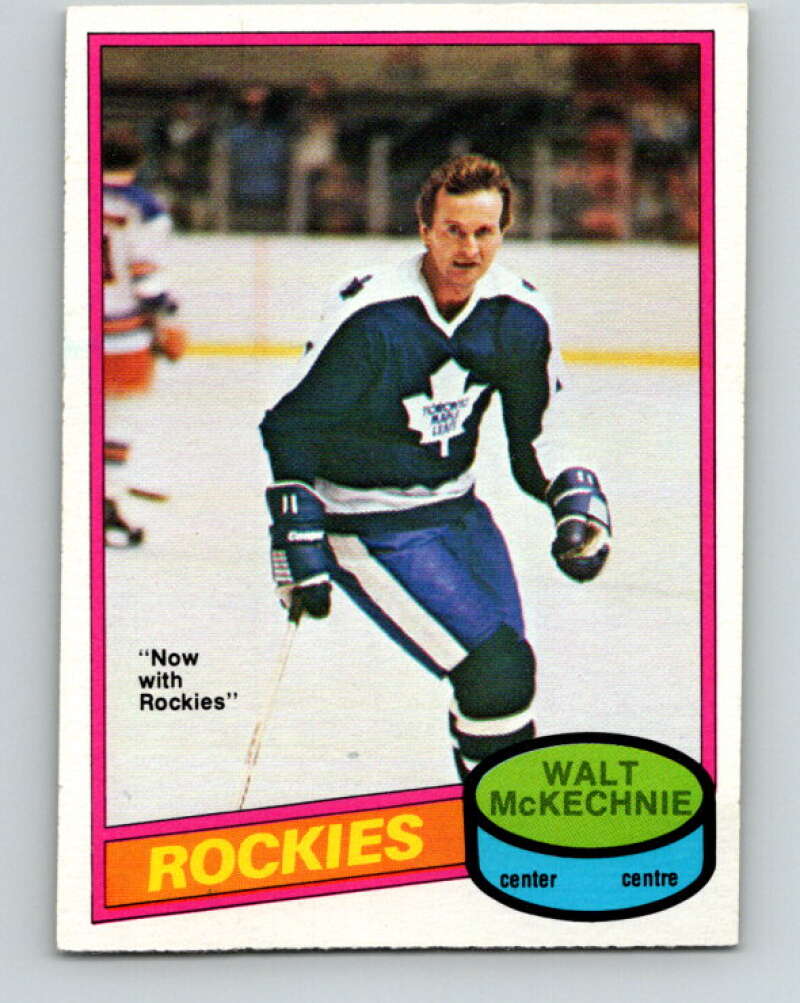 1980-81 O-Pee-Chee #378 Walt McKechnie  Colorado Rockies  V40899