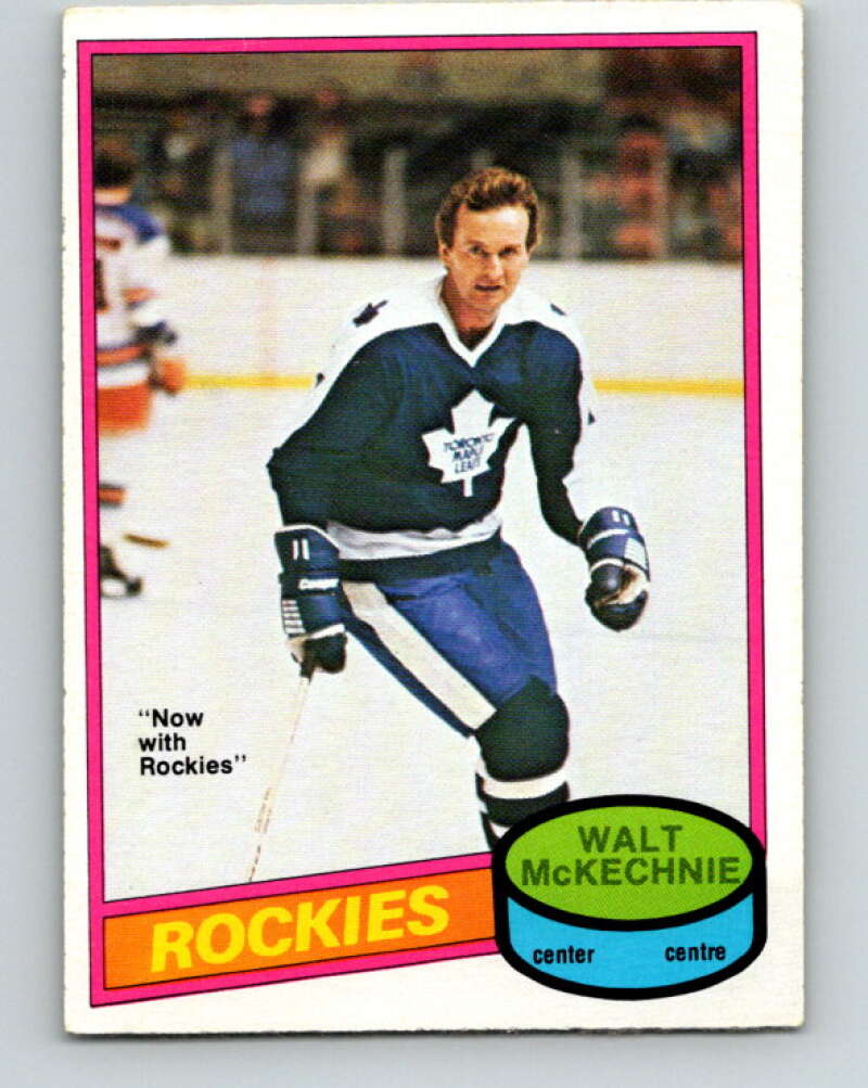 1980-81 O-Pee-Chee #378 Walt McKechnie  Colorado Rockies  V40900