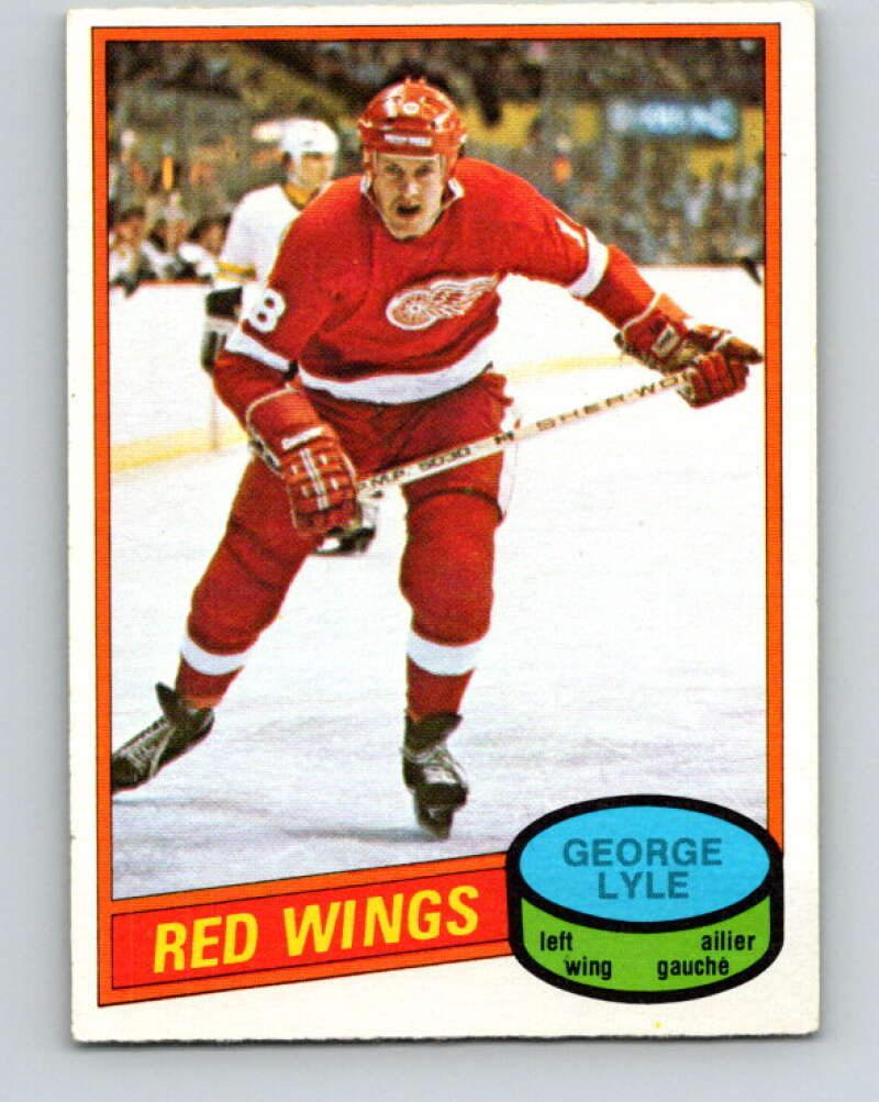 1980-81 O-Pee-Chee #379 George Lyle  RC Rookie Detroit Red Wings  V40902